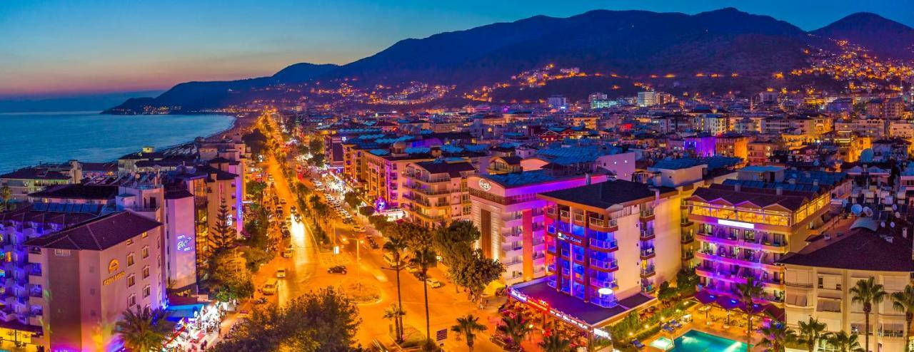 Kleopatra Blue Hawai Hotel Alanya Exterior foto